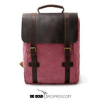 Mochila BP 113 Notebook 15.6" em Lona e Couro BAGYPACK
