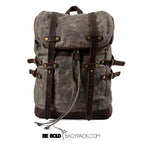 Mochila Notebook BP 114 15.6" em Lona e Couro. Casual-Chique BAGYPACK