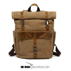 Mochila BP 116 Notebook 15.6" em Lona e Couro BAGYPACK