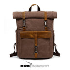Mochila BP 116 Notebook 15.6" em Lona e Couro BAGYPACK