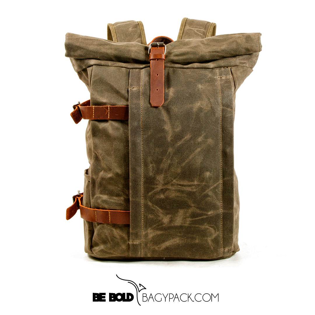 Mochila BP 120 Notebook 15.6" em Lona e Couro BAGYPACK