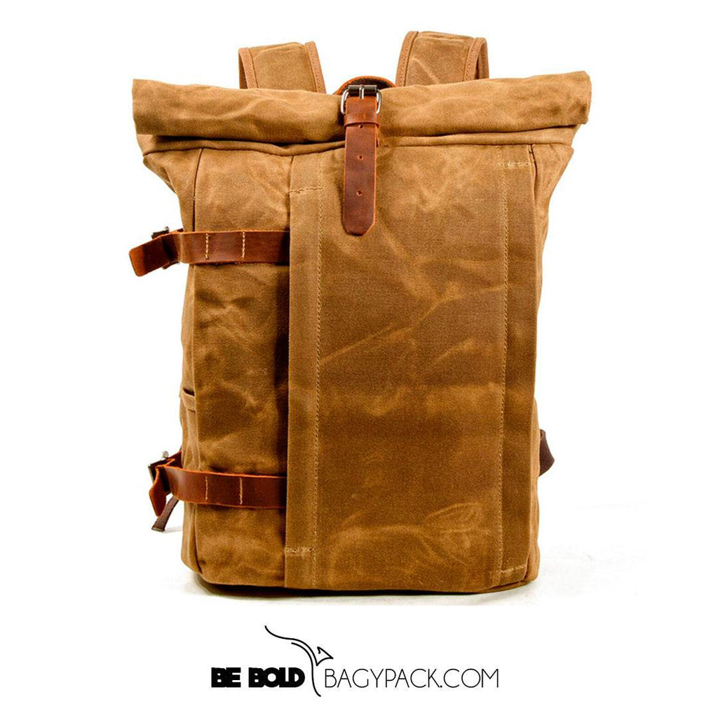 Mochila BP 120 Notebook 15.6" em Lona e Couro BAGYPACK