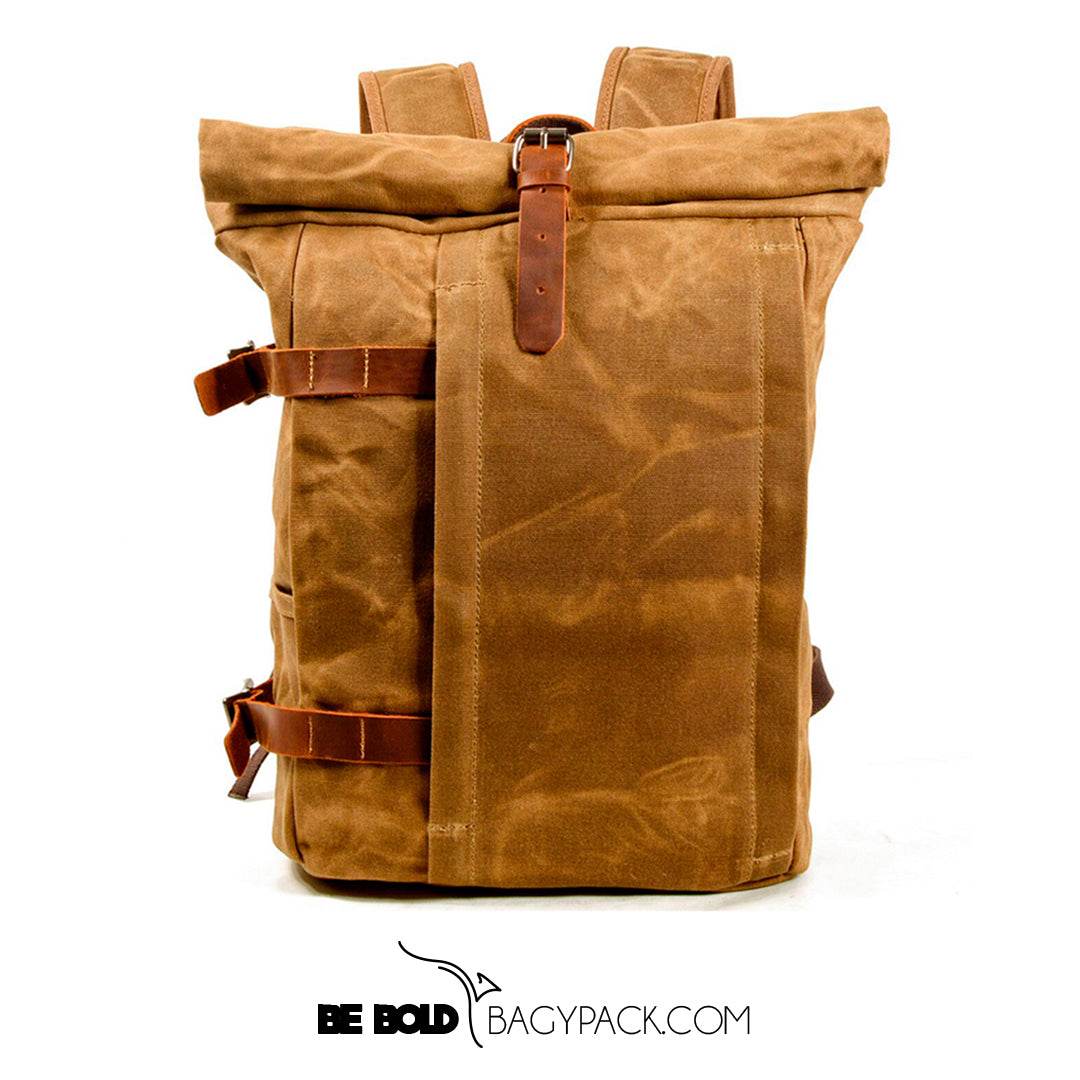 Mochila BP 120 Notebook 15.6" em Lona e Couro BAGYPACK