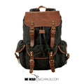 Mochila BP 122 Lona+Couro Notebook 15.6". Grande Capacidade BAGYPACK