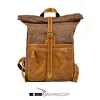 Mochila Notebook BP 127 Lona + Couro Notebook 15" BAGYPACK