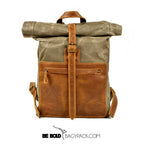 Mochila Notebook BP 127 Lona + Couro Notebook 15" BAGYPACK