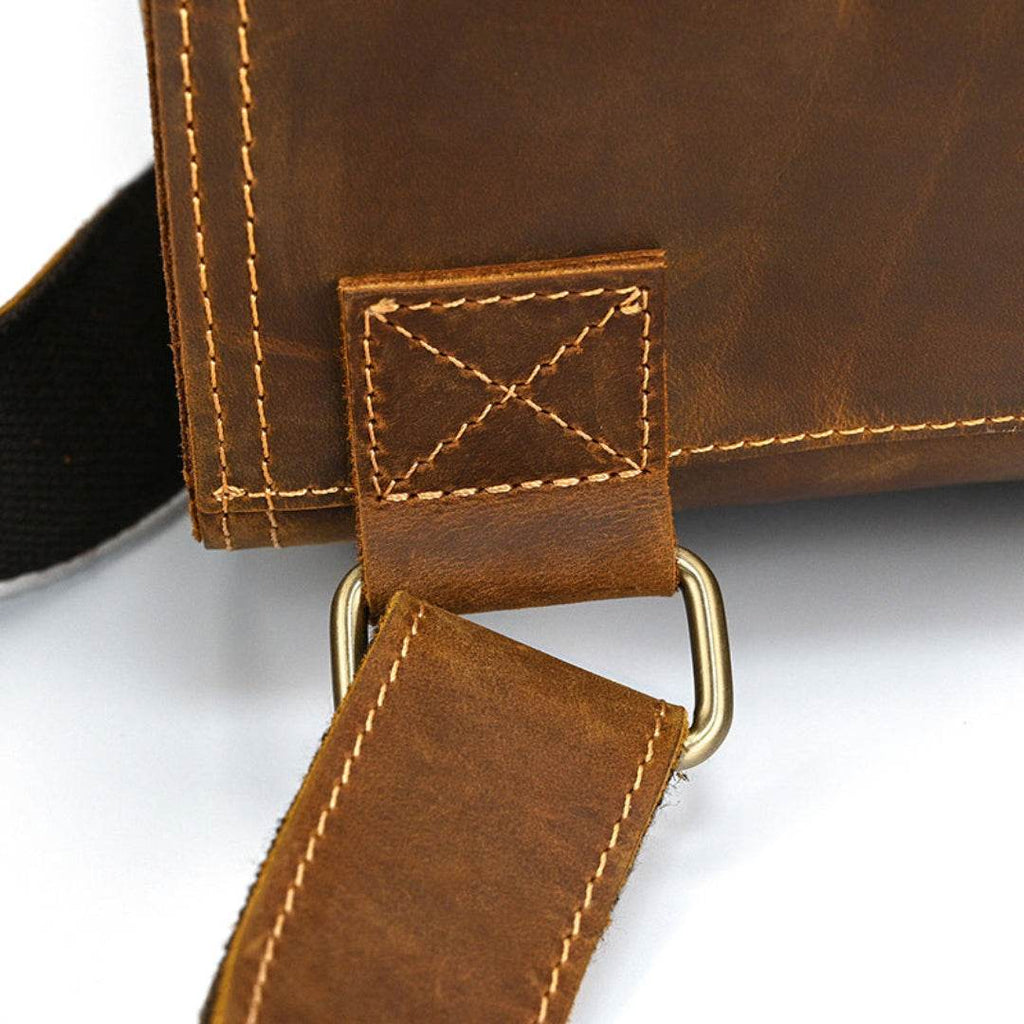 Mochila Notebook em Couro Legítimo BP 105: Segurança e Estilo para Notebook 15" BAGYPACK