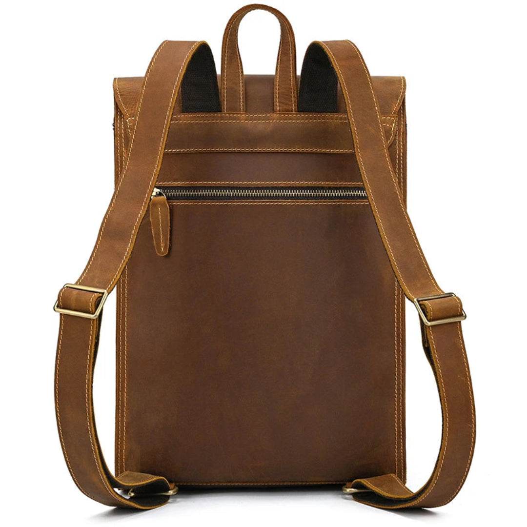 Mochila Notebook em Couro Legítimo BP 105: Segurança e Estilo para Notebook 15" BAGYPACK