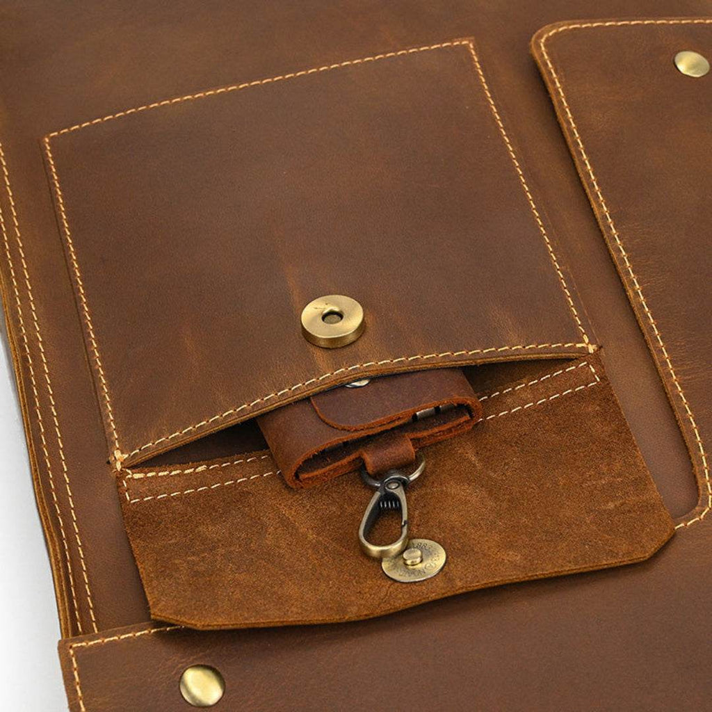 Mochila Notebook em Couro Legítimo BP 105: Segurança e Estilo para Notebook 15" BAGYPACK