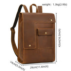 Mochila Notebook em Couro Legítimo BP 105: Segurança e Estilo para Notebook 15" BAGYPACK