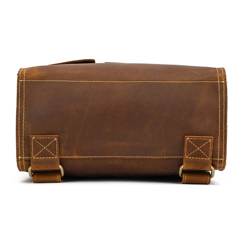 Mochila Notebook em Couro Legítimo BP 105: Segurança e Estilo para Notebook 15" BAGYPACK