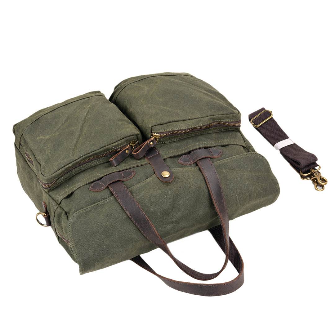 Pasta Executiva BP 314: Lona, Couro e Espaço para Notebook 15.6" BAGYPACK