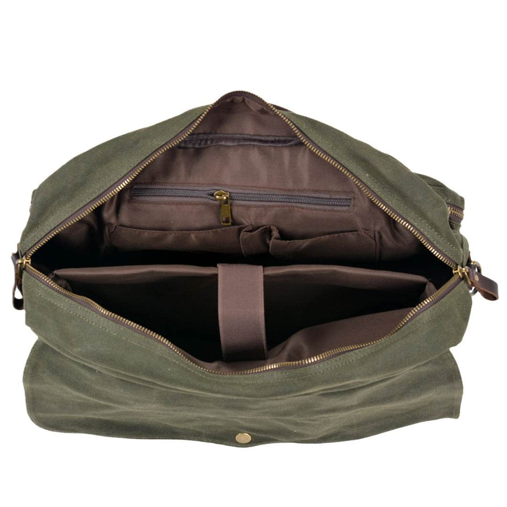 Pasta Executiva BP 314: Lona, Couro e Espaço para Notebook 15.6" BAGYPACK