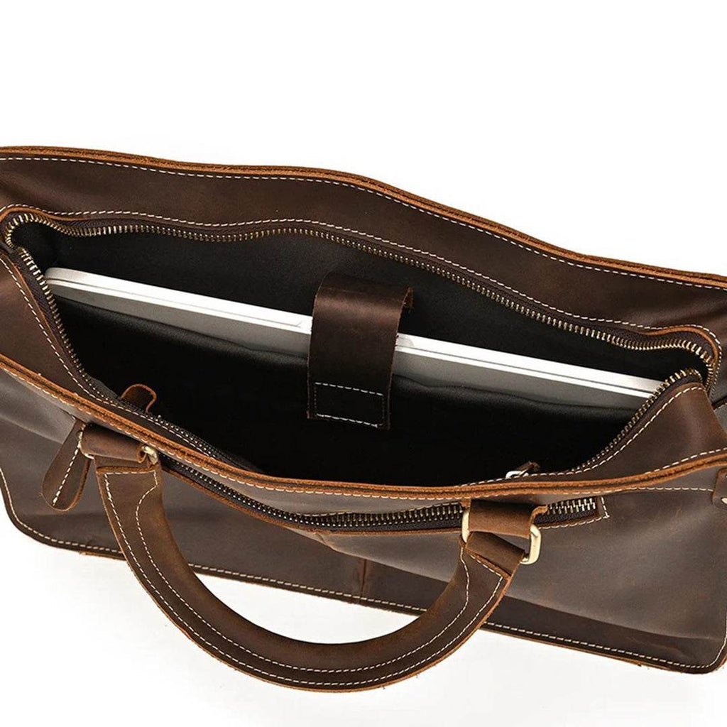 Pasta Executiva em Couro Legítimo BP 118: Elegância e Organização para o Profissional Moderno BAGYPACK