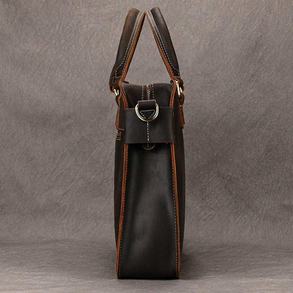 Pasta Executiva em Couro Legítimo BP 118: Elegância e Organização para o Profissional Moderno BAGYPACK