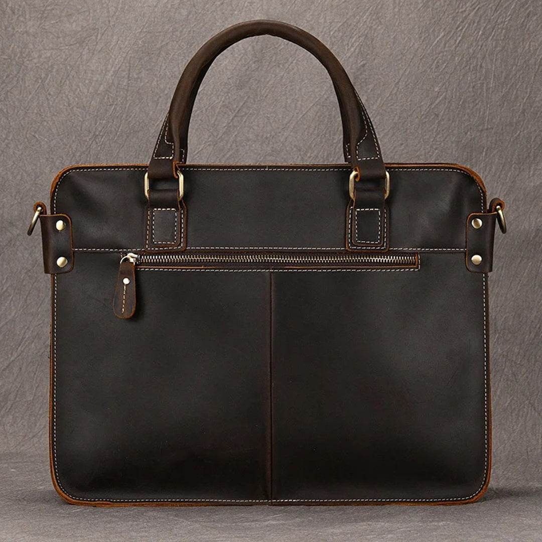 Pasta Executiva em Couro Legítimo BP 118: Elegância e Organização para o Profissional Moderno BAGYPACK