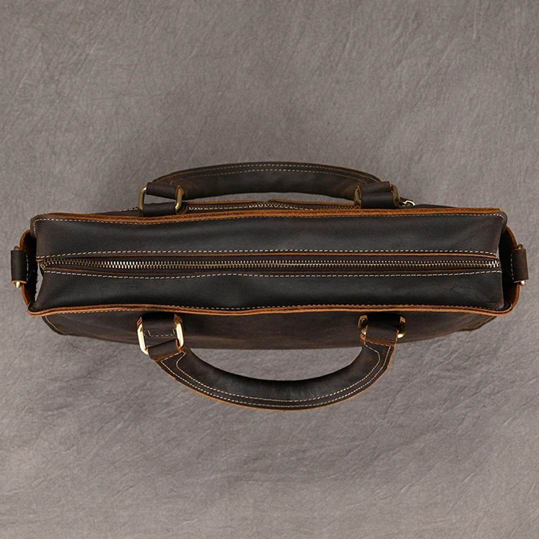 Pasta Executiva em Couro Legítimo BP 118: Elegância e Organização para o Profissional Moderno BAGYPACK
