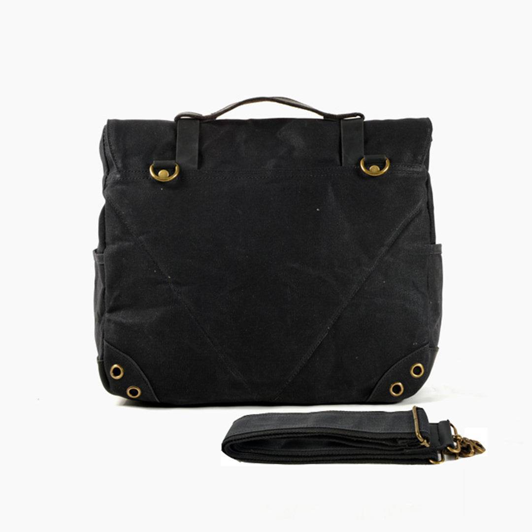 Bolsa Alforges BP 611 Lona+Couro Resistente para Motos e Viagens - BAGYPACK