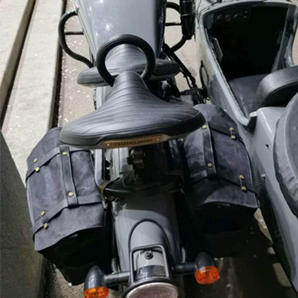Bolsa Alforges BP 611 Lona+Couro Resistente para Motos BAGYPACK
