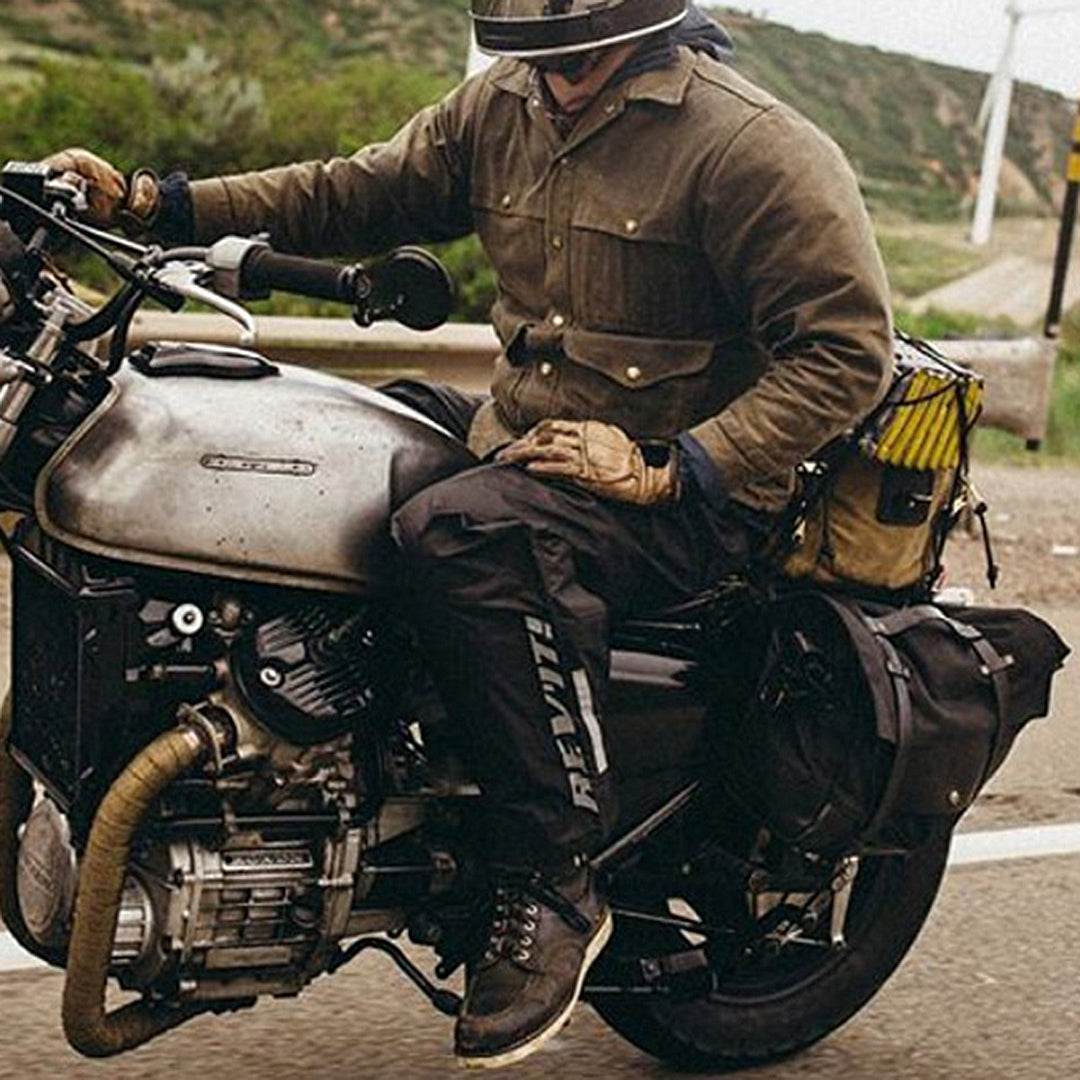 Bolsa Alforges BP 611 Lona+Couro Resistente para Motos e Viagens - BAGYPACK