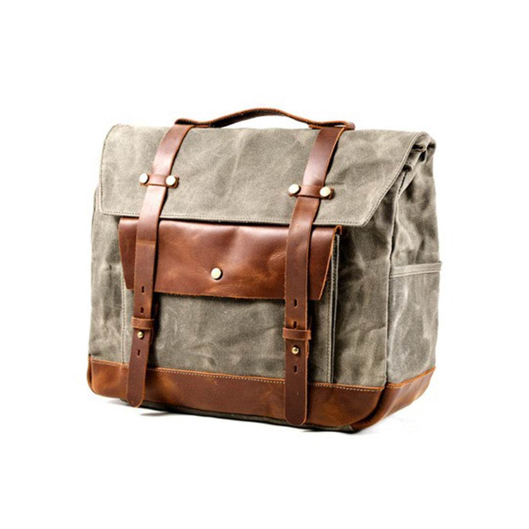 Bolsa Alforges BP 611 Lona+Couro Resistente para Motos BAGYPACK