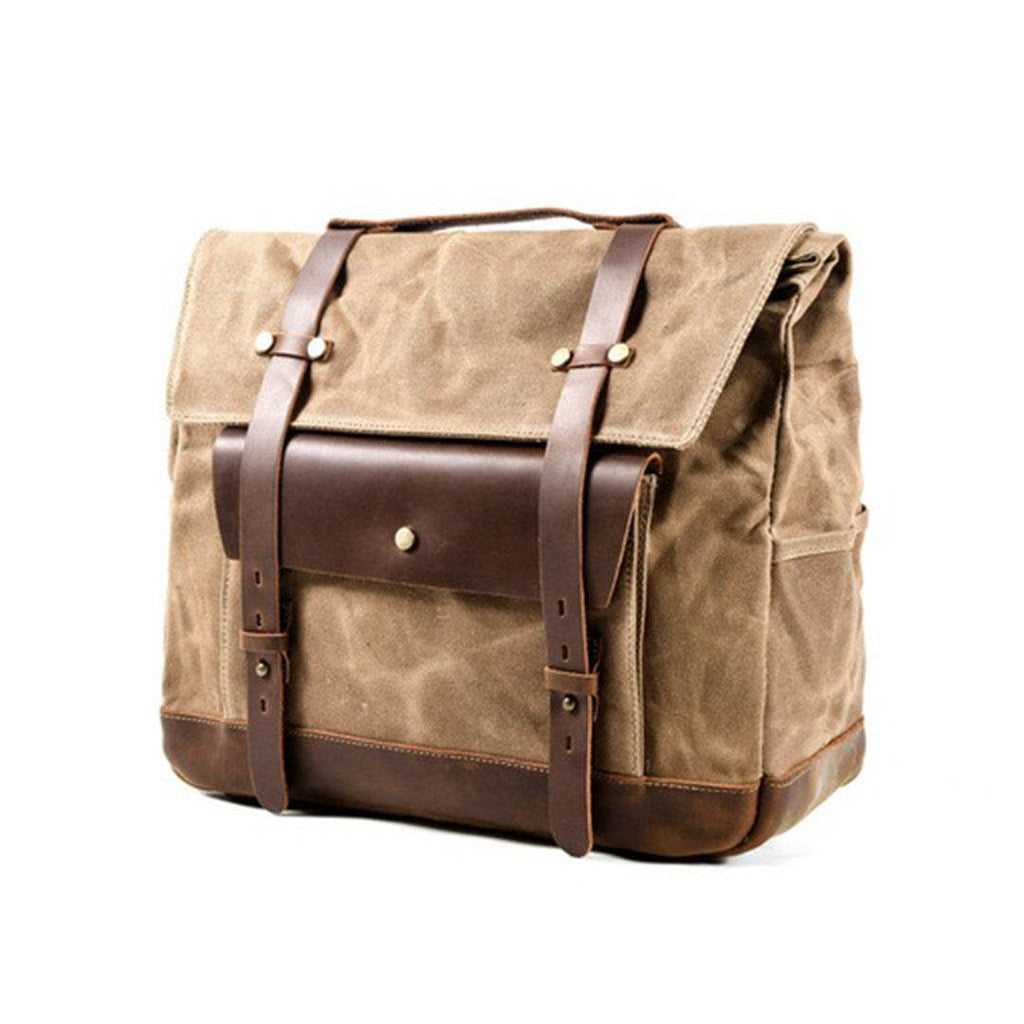 Bolsa Alforges BP 611 Lona+Couro Resistente para Motos BAGYPACK