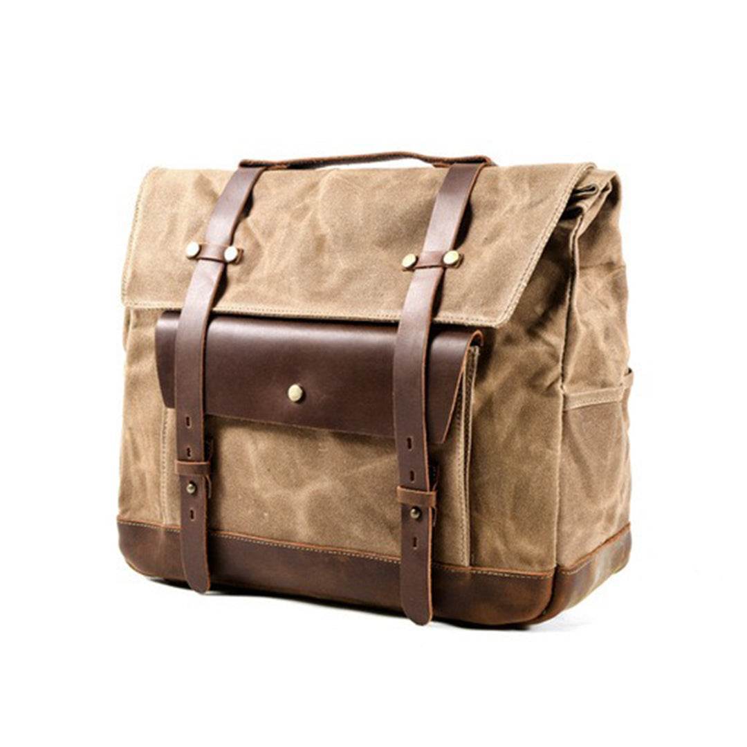 Bolsa Alforges BP 611 Lona+Couro Resistente para Motos BAGYPACK