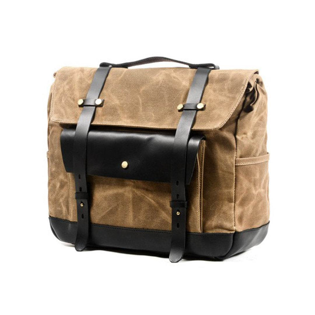 Bolsa Alforges BP 611 Lona+Couro Resistente para Motos BAGYPACK