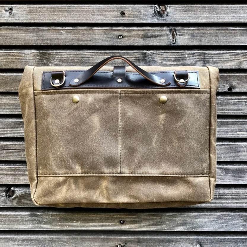 Bolsa Carteiro Alforjes BP 110 Lona+Couro - BAGYPACK
