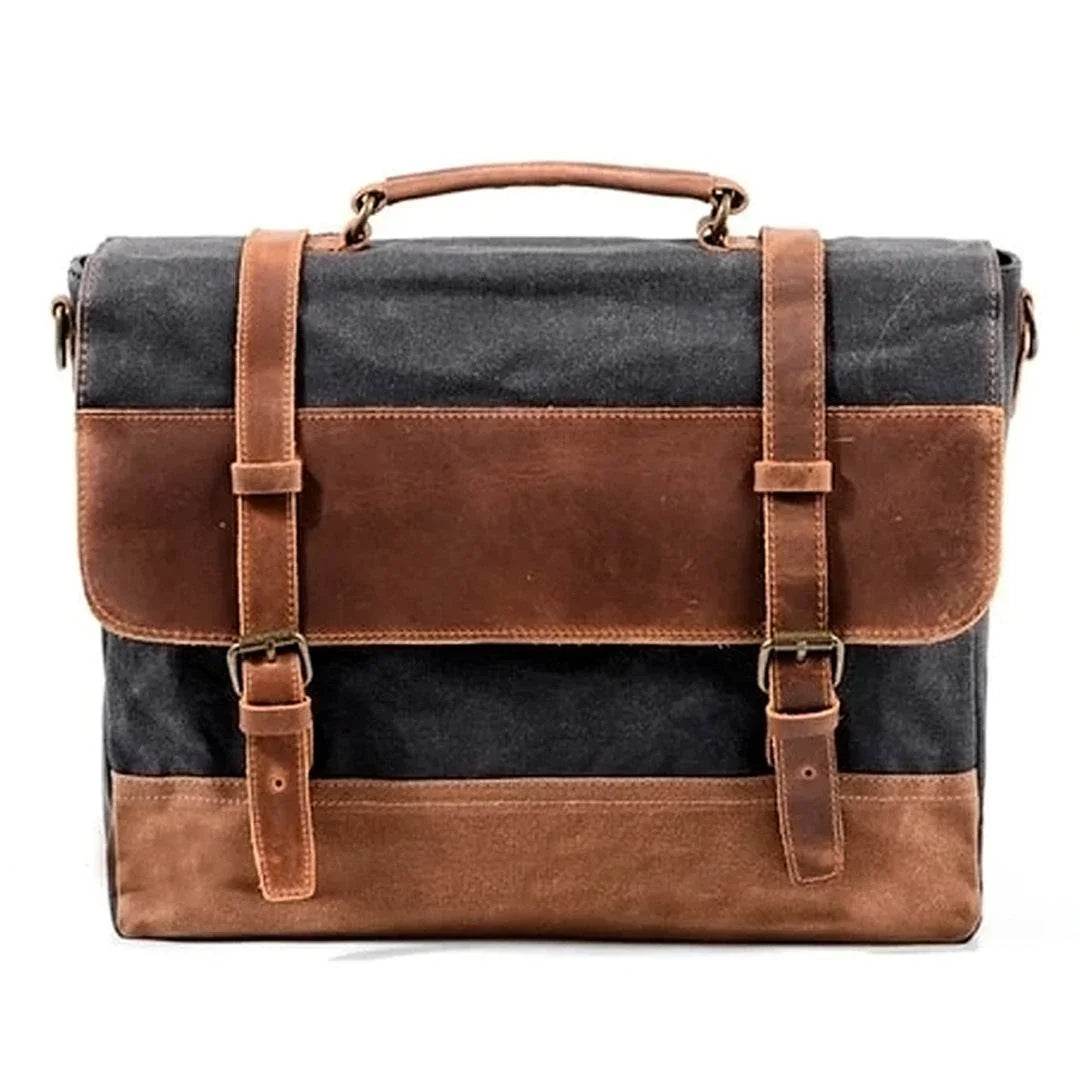 Bolsa Carteiro Masculina BP 108 Lona+Couro - BAGYPACK