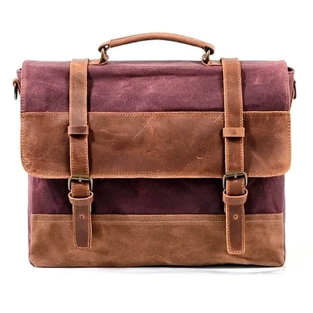 Bolsa Carteiro Masculina BP 108 Lona+Couro - BAGYPACK