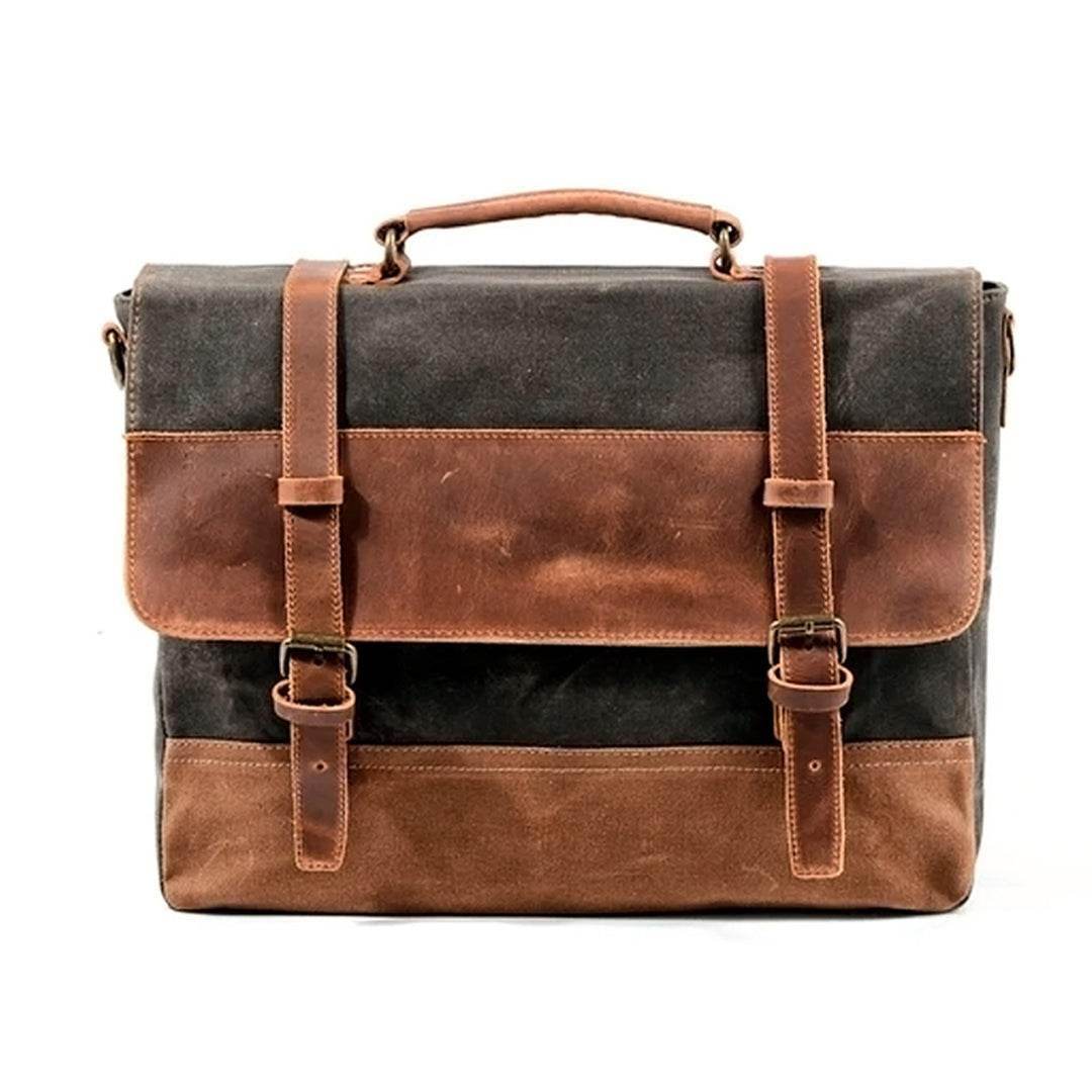 Bolsa Carteiro Masculina BP 108 Lona+Couro - BAGYPACK