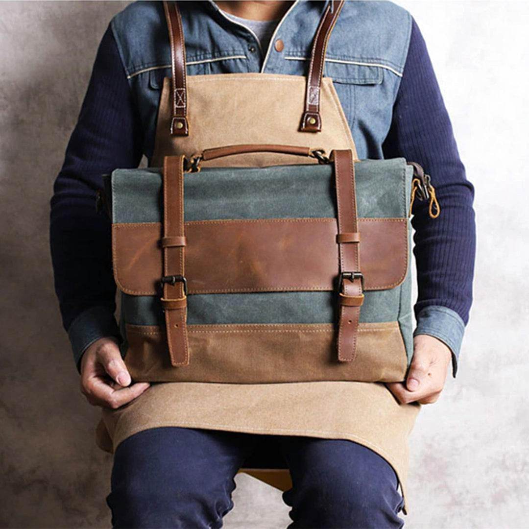 Bolsa Carteiro Masculina BP 108 Lona+Couro - BAGYPACK
