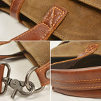 Bolsa Carteiro Masculina BP 203 Lona+Couro - BAGYPACK