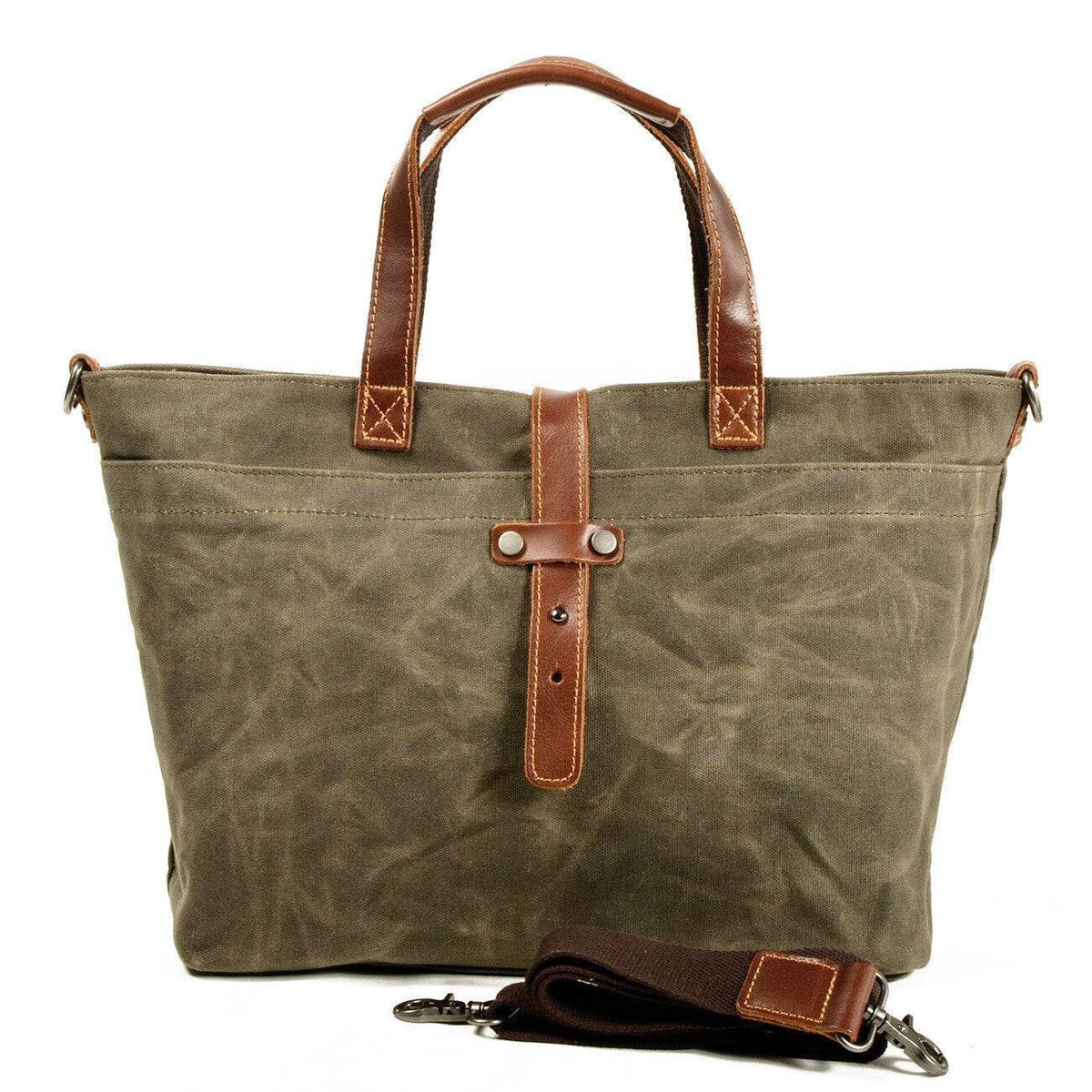 Bolsa Carteiro BP 203 Masculina em Lona Couro. Notebook 14" BAGYPACK