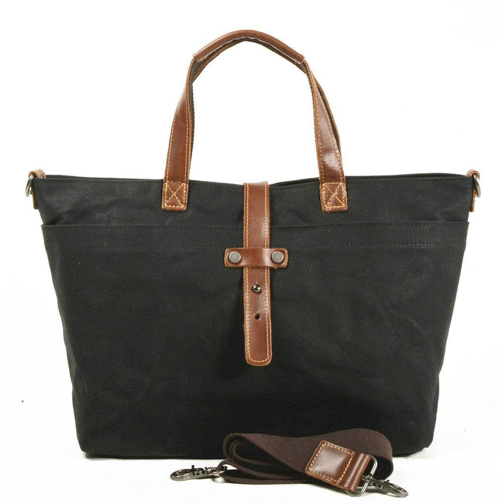 Bolsa Carteiro BP 203 Masculina em Lona Couro. Notebook 14" BAGYPACK