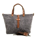 Bolsa Carteiro BP 203 Masculina em Lona Couro. Notebook 14" BAGYPACK