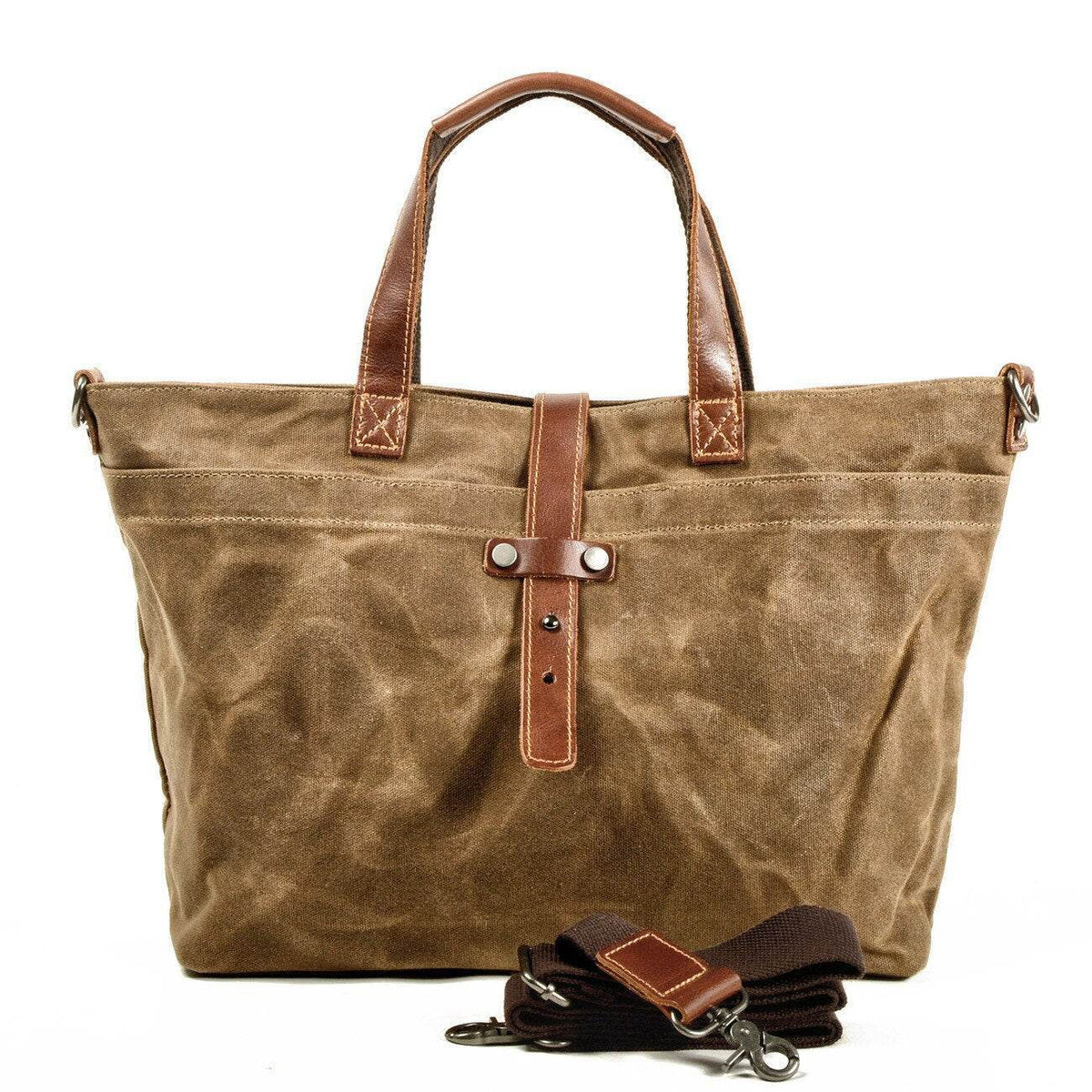 Bolsa Carteiro BP 203 Masculina em Lona Couro. Notebook 14" BAGYPACK