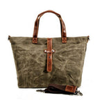 Bolsa Carteiro BP 203 Masculina em Lona Couro. Notebook 14" BAGYPACK