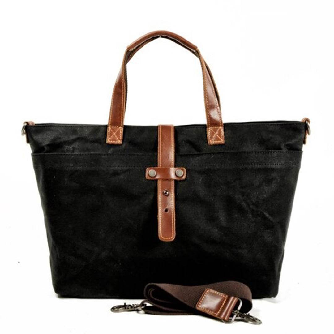 Bolsa Carteiro BP 203 Masculina em Lona Couro. Notebook 14" BAGYPACK