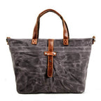 Bolsa Carteiro BP 203 Masculina em Lona Couro. Notebook 14" BAGYPACK