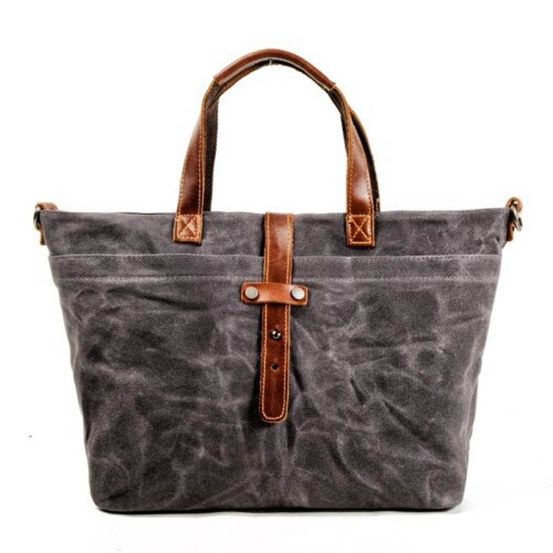 Bolsa Carteiro BP 203 Masculina em Lona Couro. Notebook 14" BAGYPACK