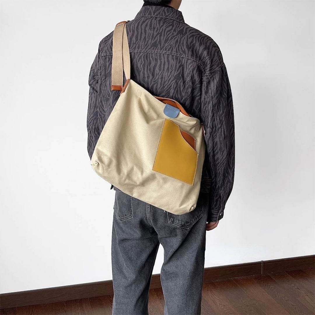 Bolsa Carteiro Unissex BP 220 Lona+Couro - BAGYPACK
