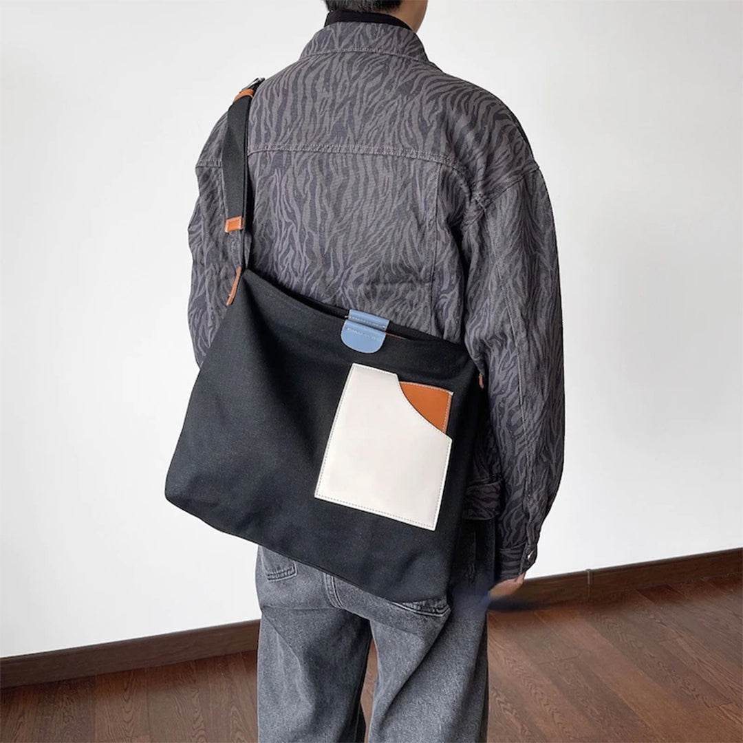 Bolsa Carteiro Unissex BP 220 Lona+Couro - BAGYPACK