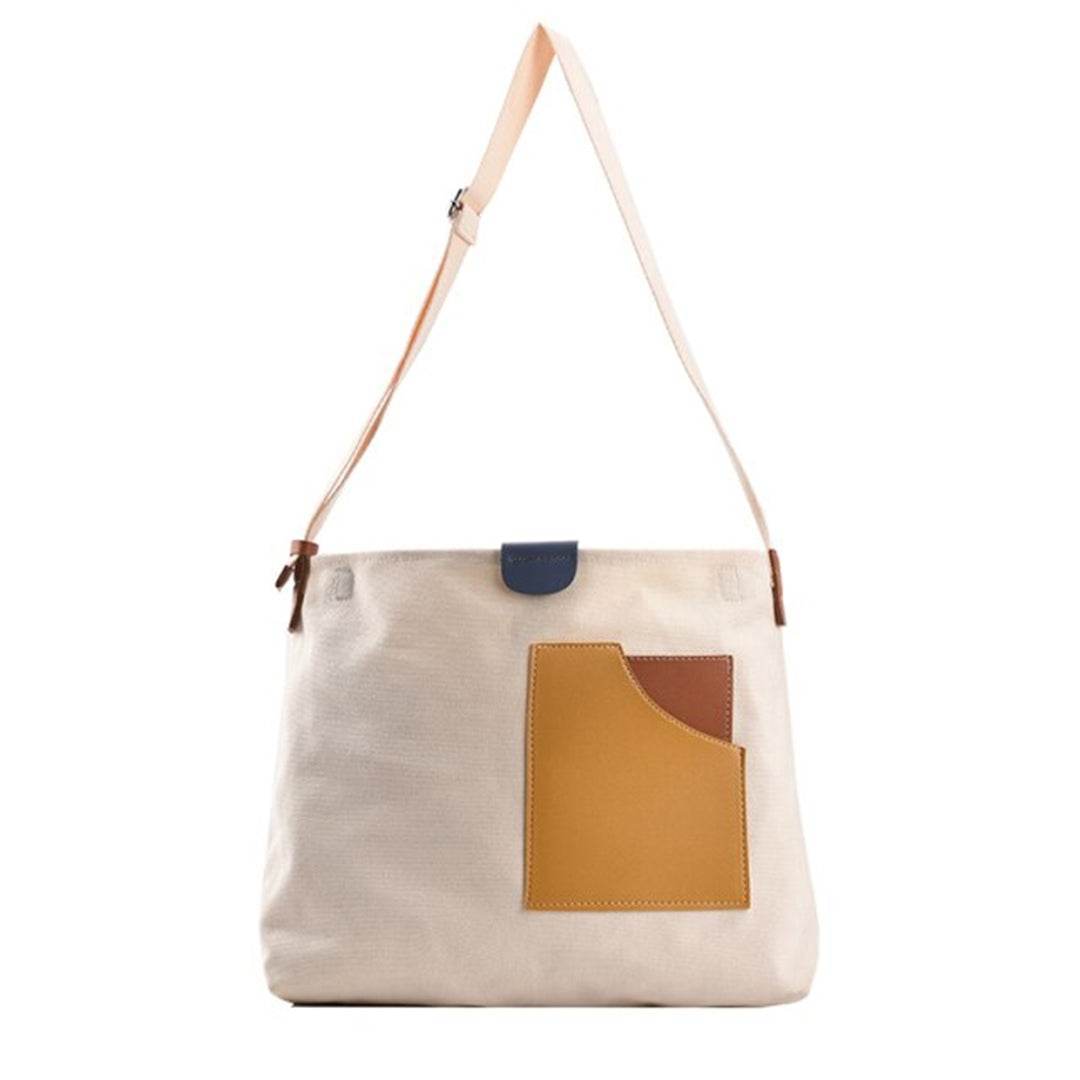 Bolsa Carteiro Unissex BP 220 Lona+Couro - BAGYPACK