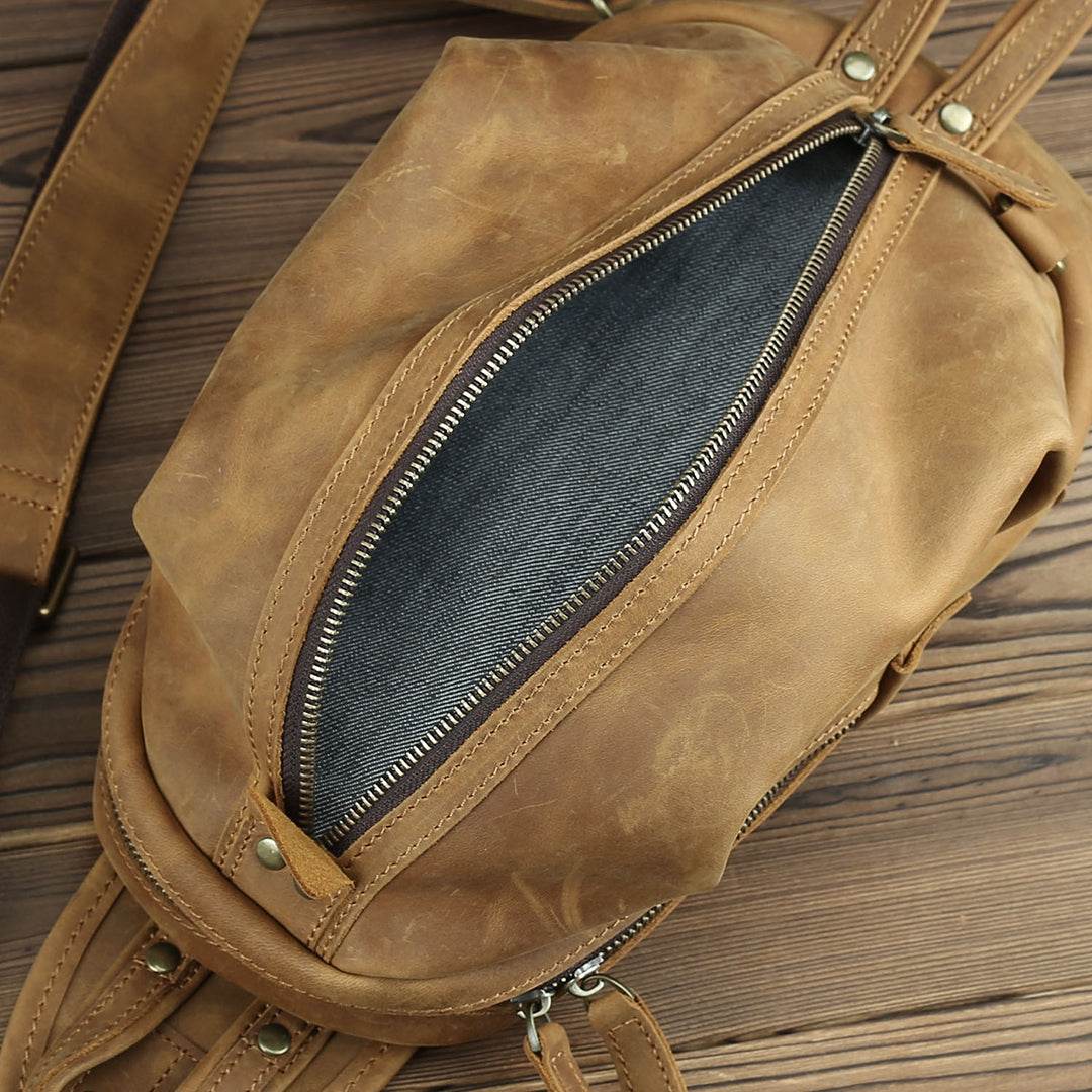 Bolsa Crossbody Masculina BP 804 em Couro - BAGYPACK