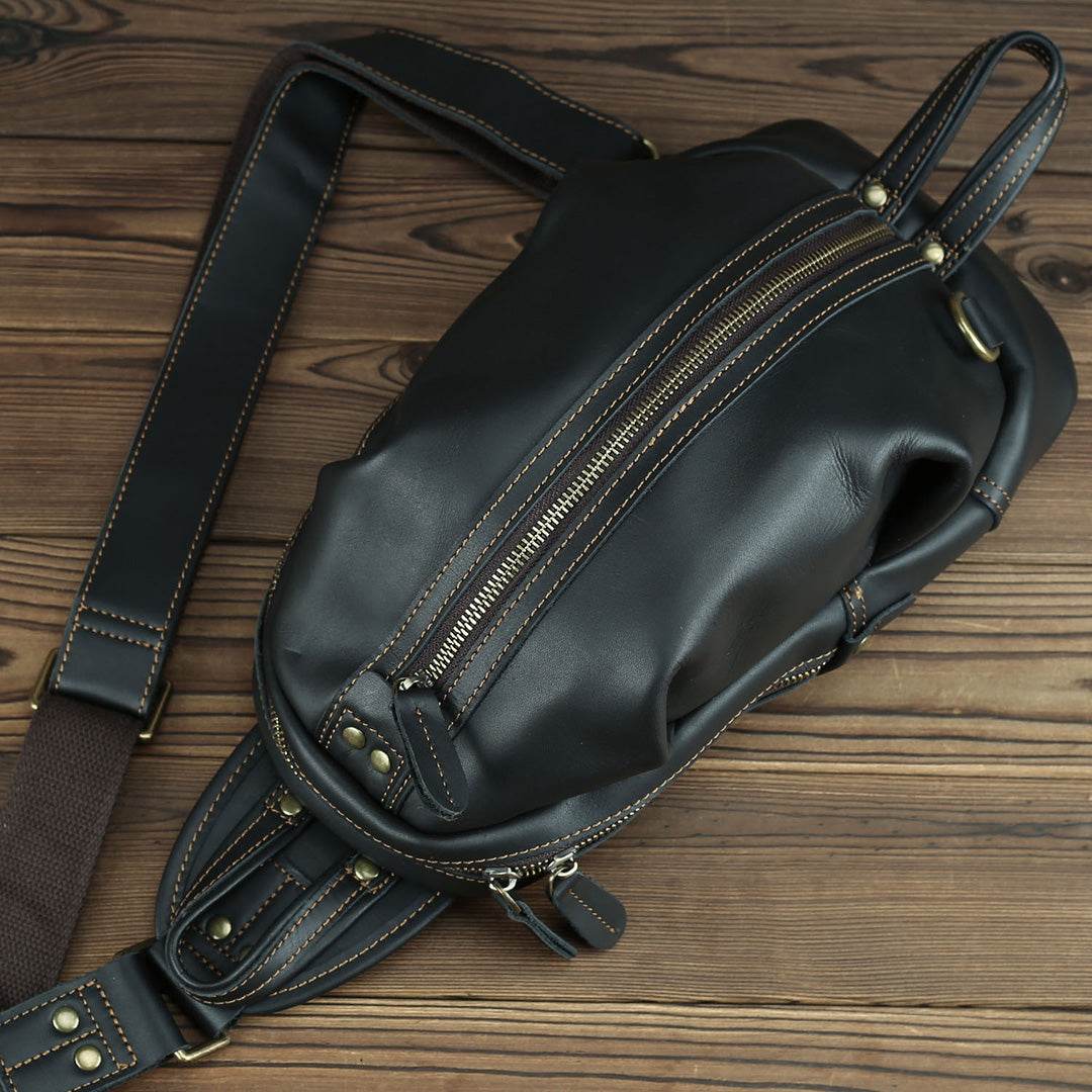 Bolsa Crossbody Masculina BP 804 em Couro - BAGYPACK