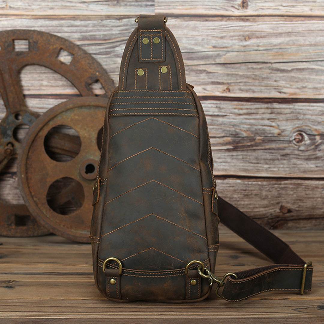 Bolsa Crossbody Masculina BP 804 em Couro - BAGYPACK
