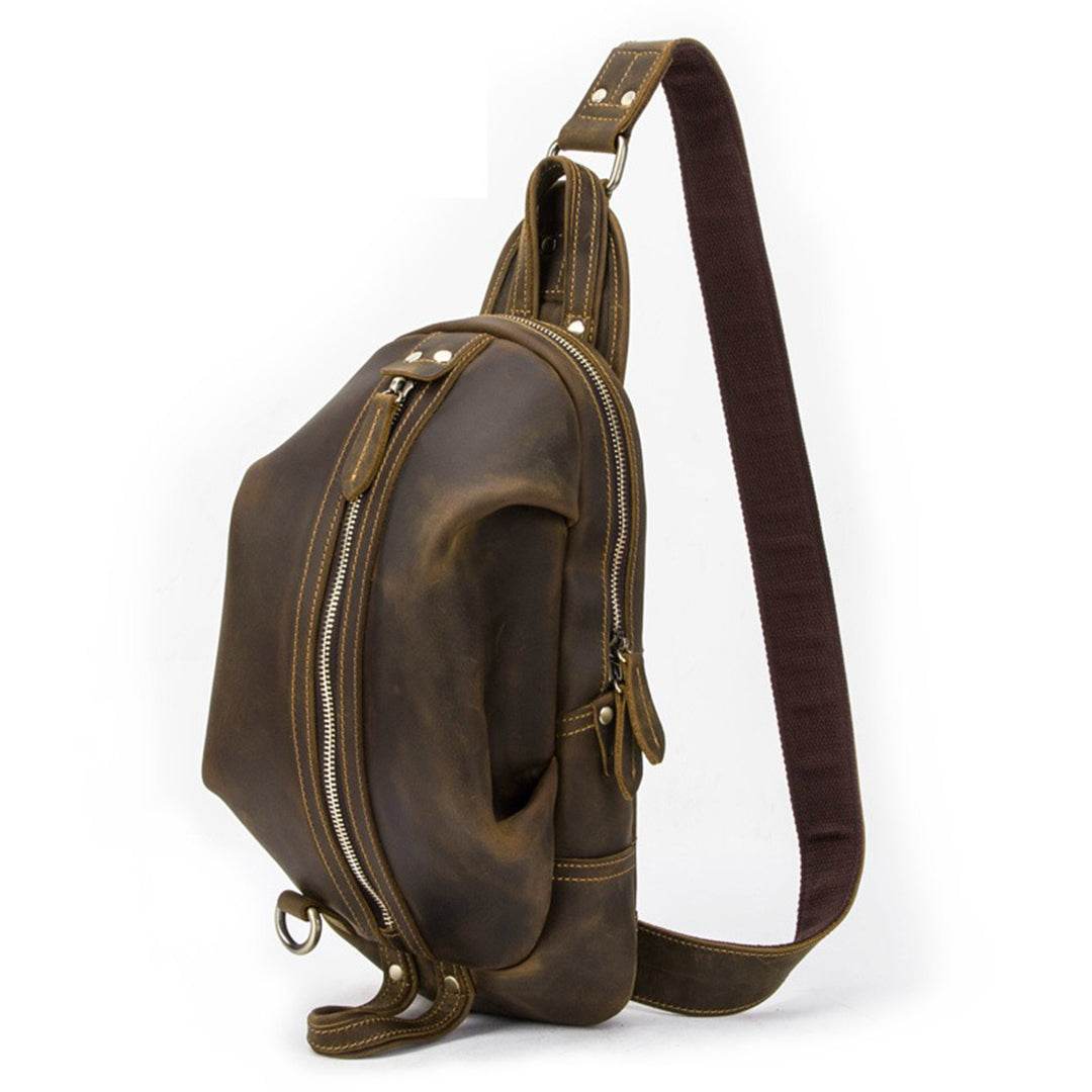 Bolsa Crossbody Masculina BP 804 em Couro - BAGYPACK