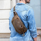 Crossbody Masculina BP 804 Couro Legítimo BAGYPACK
